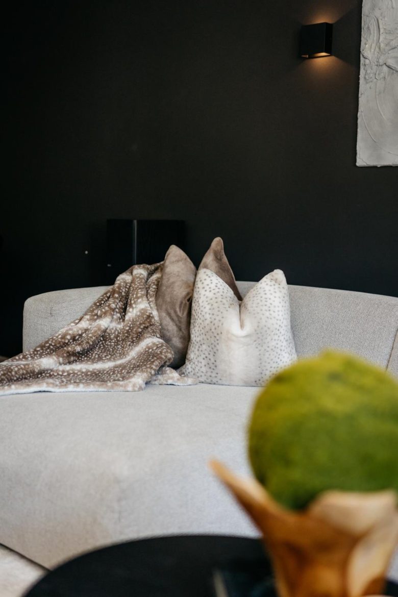 Salon lumineux avec canapé et décoration soignée – The Edgewater Suites ParkView, Namur