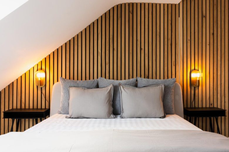 Chambre à coucher – The Edgewater Suites Riverside, Namur