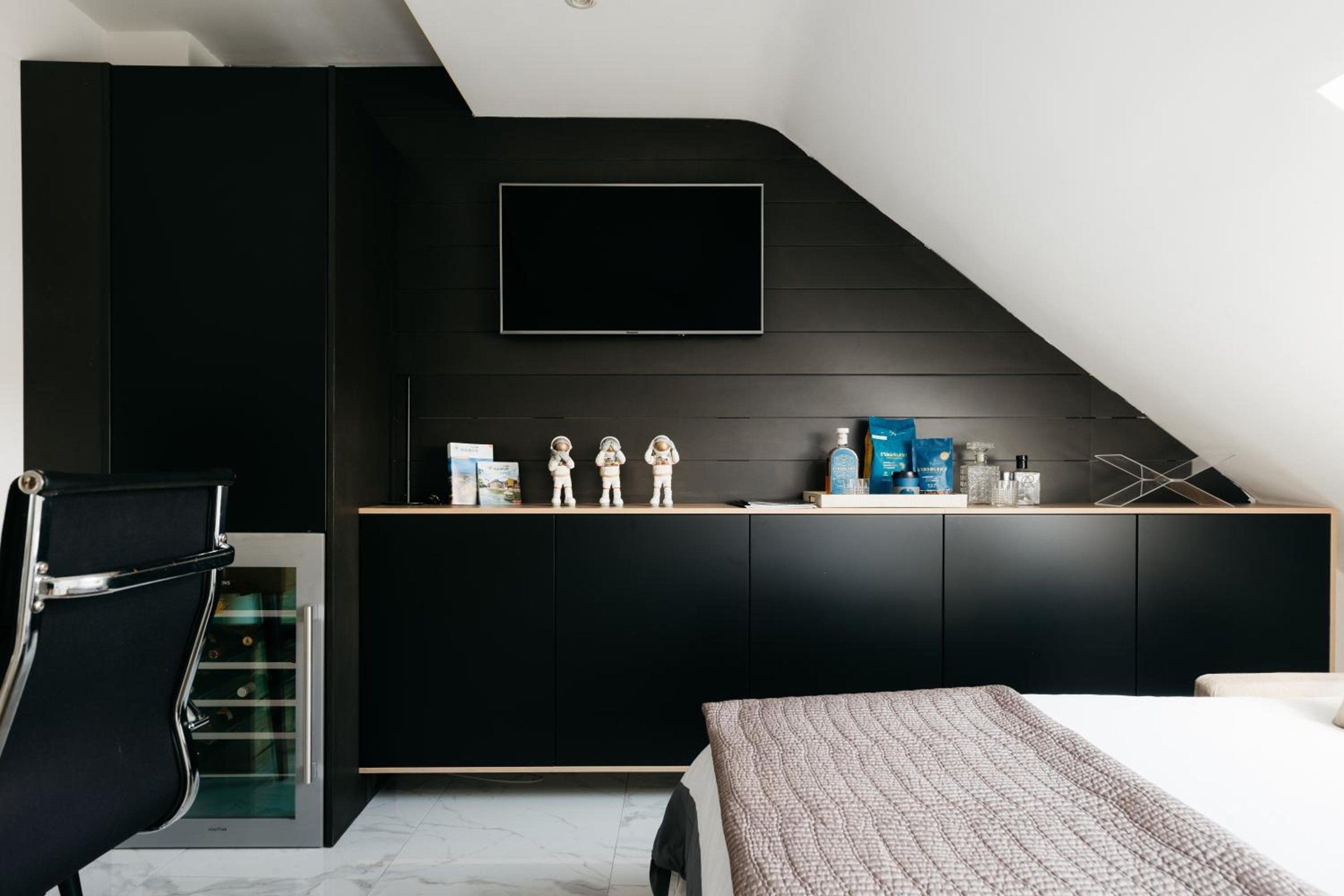 Chambre à coucher – The Edgewater Suites Riverside, Namur