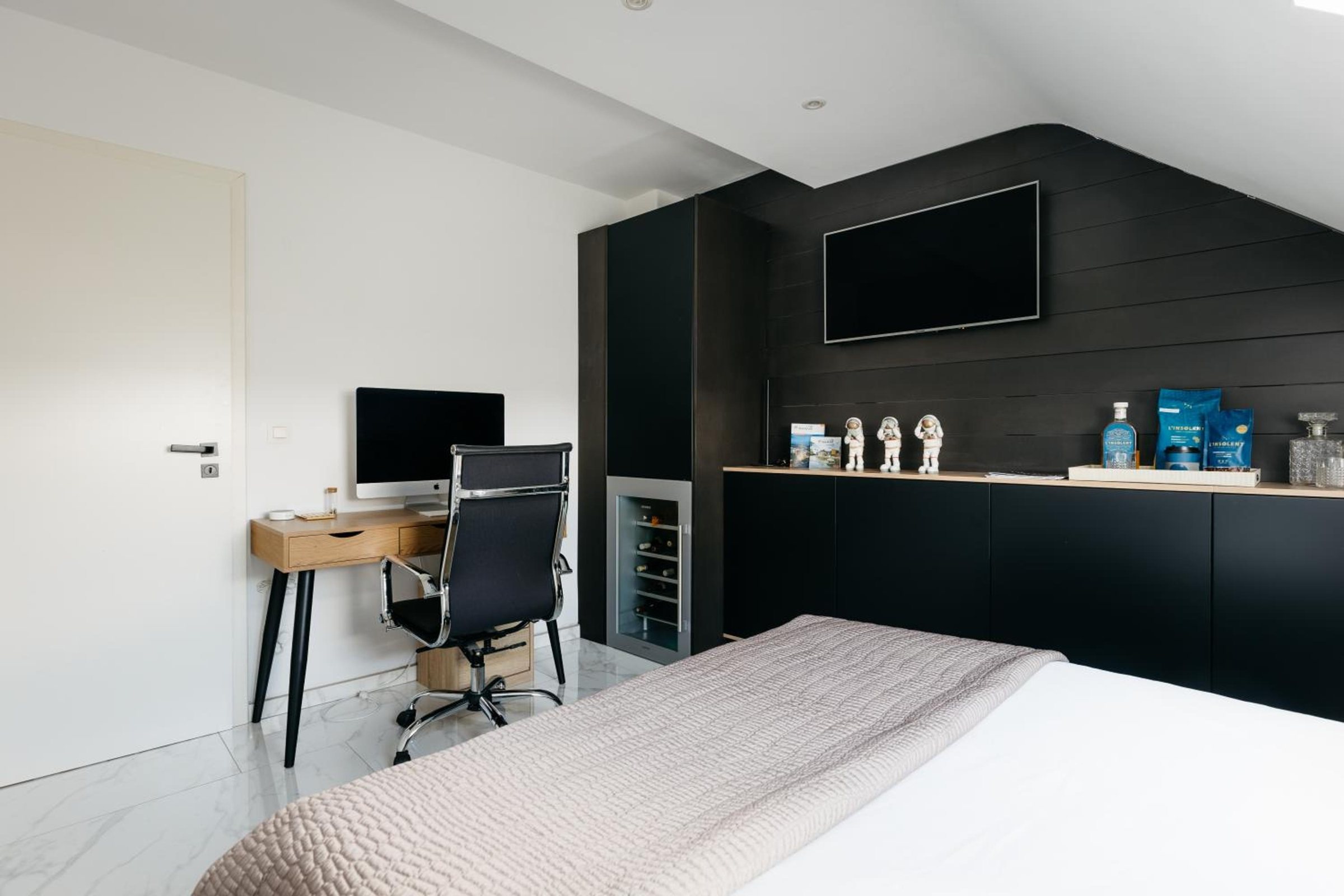 Chambre à coucher – The Edgewater Suites Riverside, Namur
