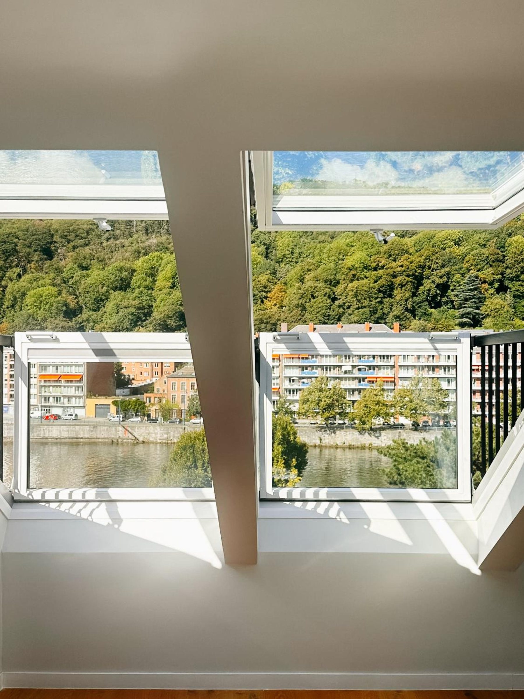 Vue sur la Meuse et la Citadelle de Namur – The Edgewater Suites Riverside, Namur