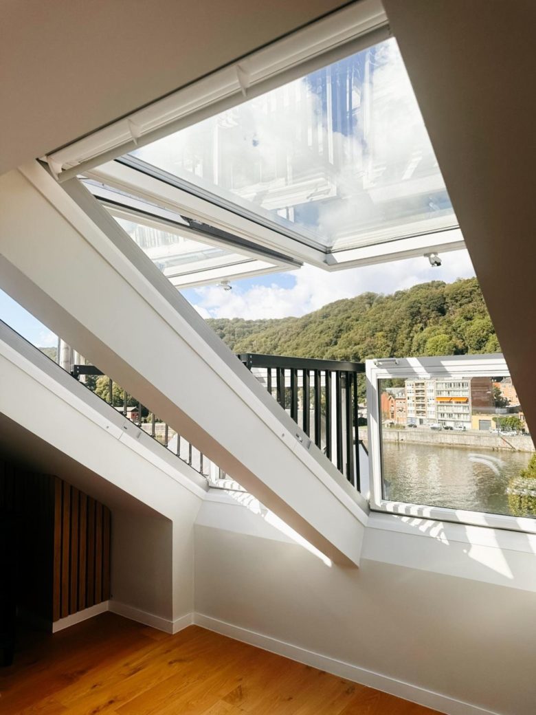 Vue sur la Meuse et la Citadelle de Namur – The Edgewater Suites Riverside, Namur
