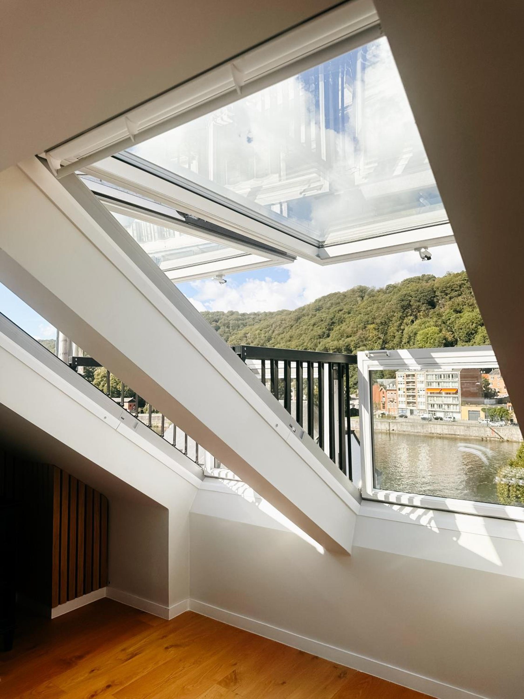 Vue sur la Meuse et la Citadelle de Namur – The Edgewater Suites Riverside, Namur