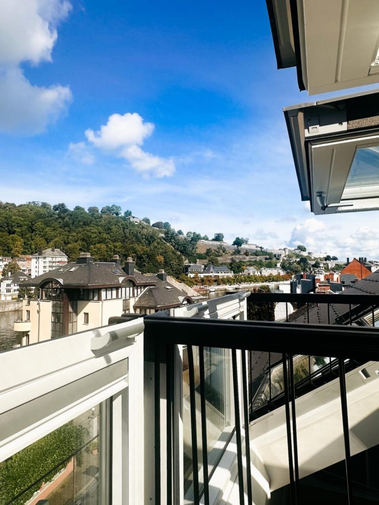 Vue sur la Meuse et la Citadelle de Namur – The Edgewater Suites Riverside, Namur